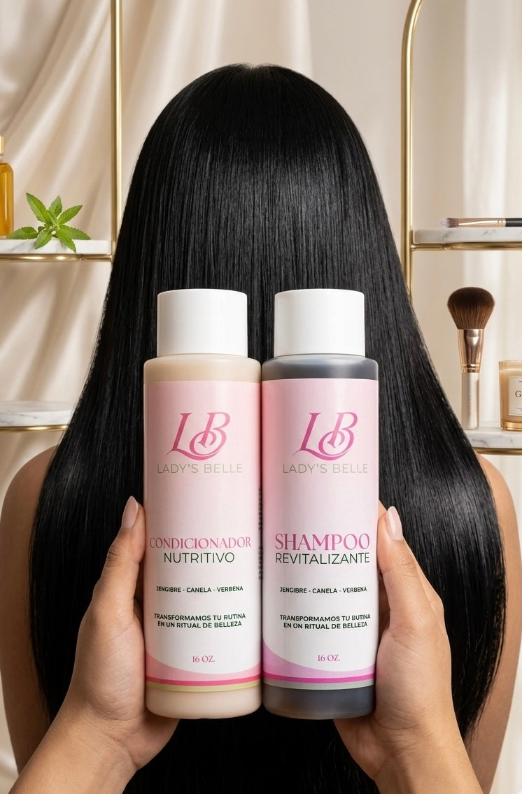 Shampoo + Conditioner Duo – Deep Clean & Nourish for Strong, Silky Hair