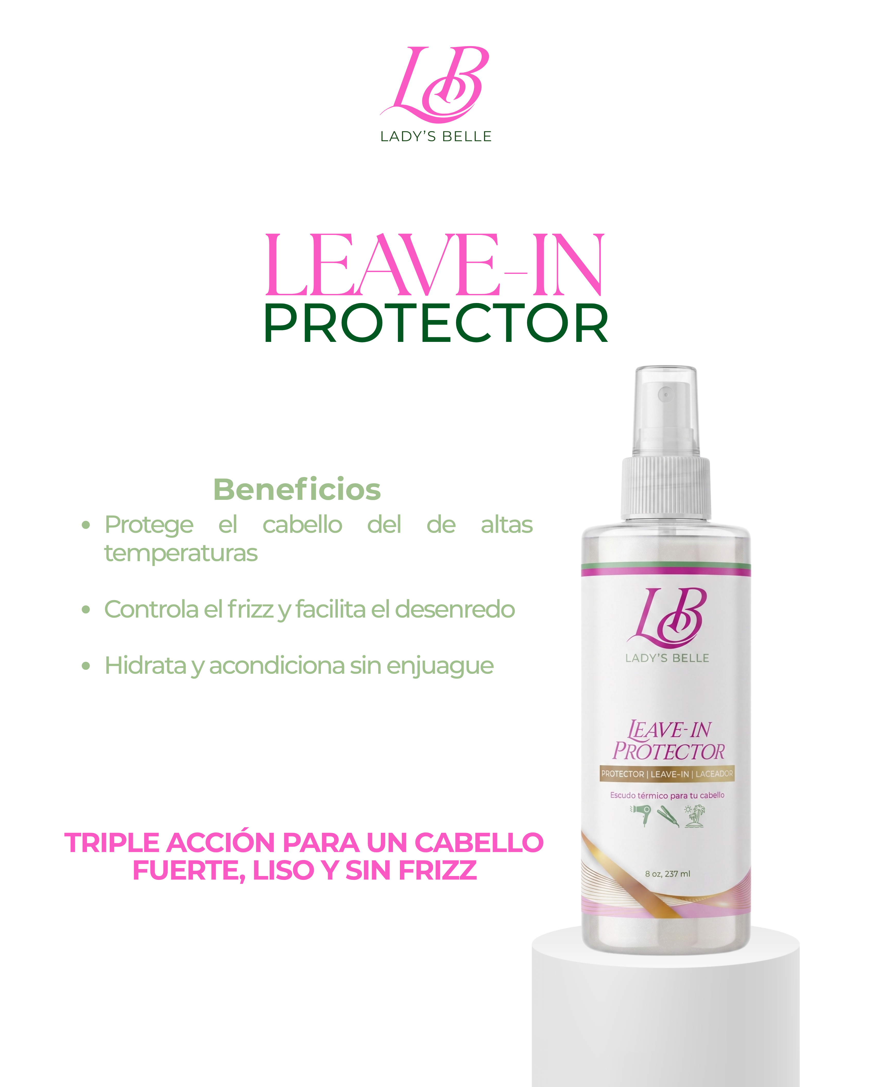 Leave-In Protector – Heat Shield & Frizz Control