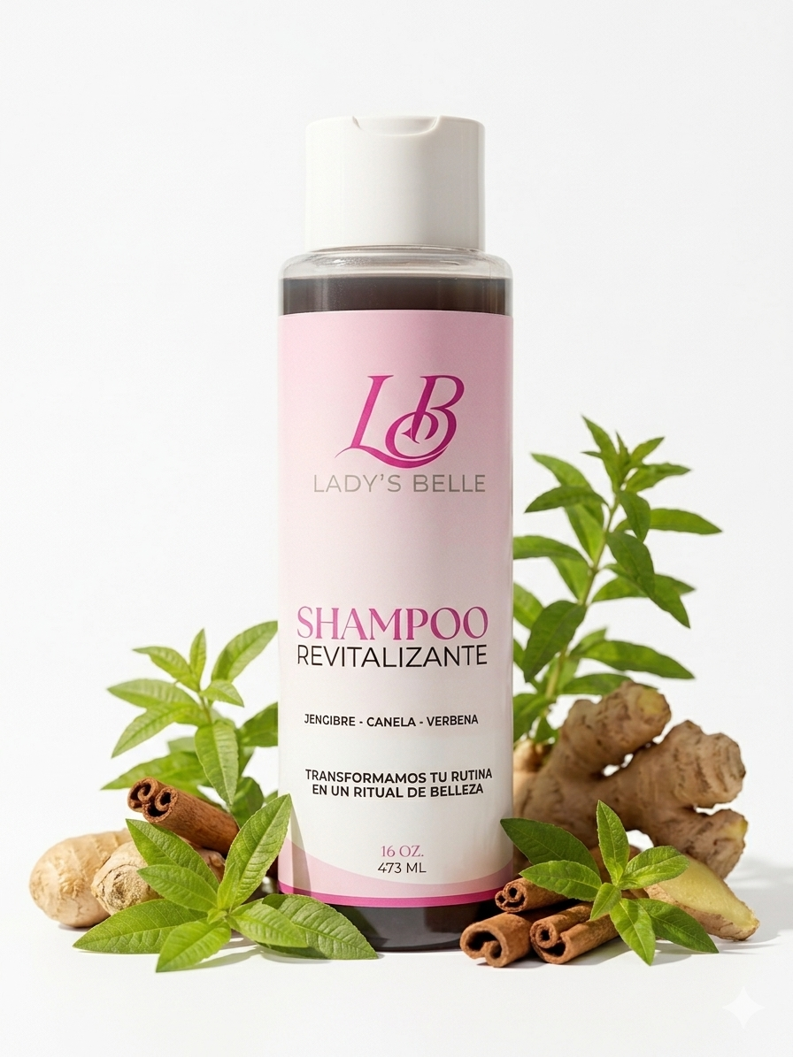 Revitalizing Shampoo with Ginger & Cinnamon – Soft, Manageable Hair from First Use